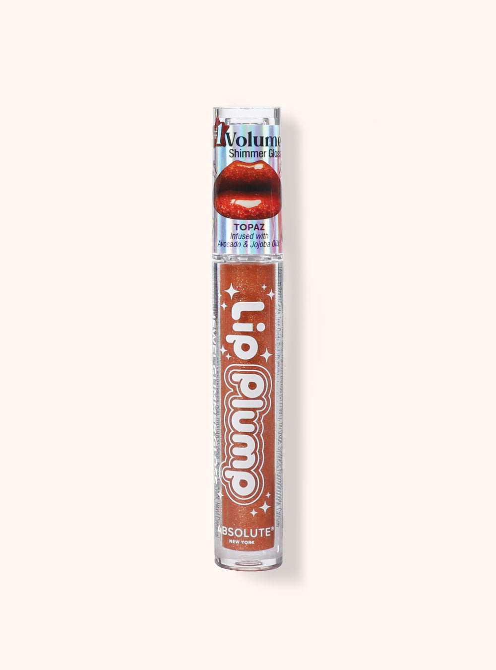 Absolute New York Lip Plump Jewel Glimmer Gloss MLPG14 Topaz