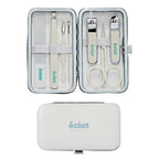 éclat All-in-One Manicure & Pedicure Grooming Kit with Travel Case – Cream (7 / 10 / 18 pcs) official pack