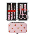 éclat Printed All-in-One Manicure & Pedicure Grooming Kit with Travel Case (6 pcs) official pack
