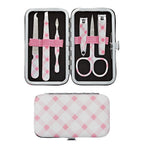 éclat Printed All-in-One Manicure & Pedicure Grooming Kit with Travel Case (6 pcs) official pack