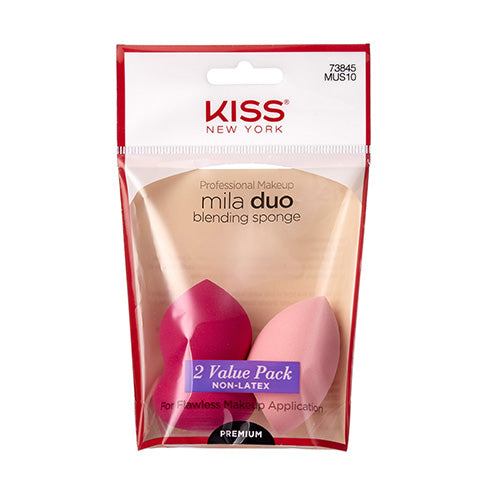 Kiss New York Makeup Sponge Mila Duo - KNY MAKEUP SPONGE MILA DUO official pack