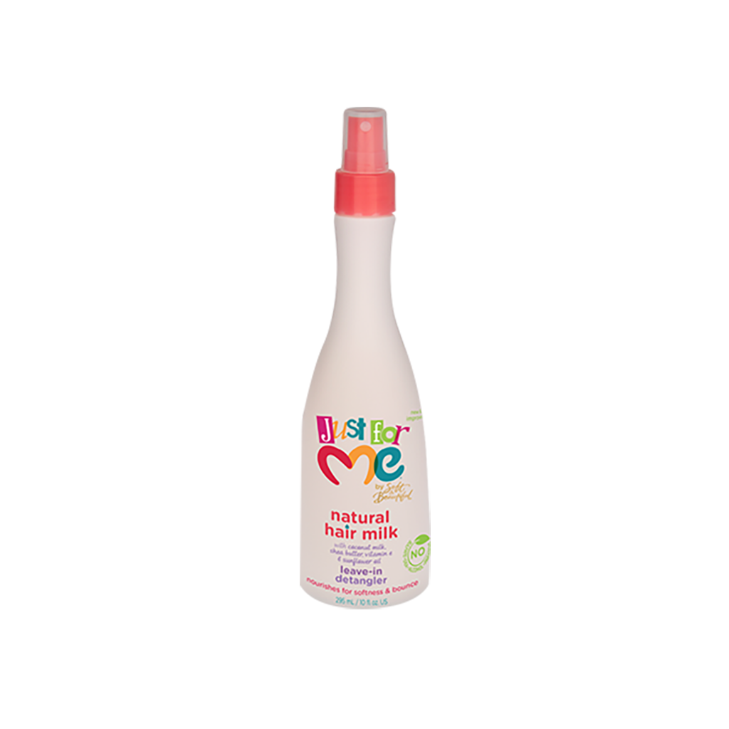 Just For Me Natural Hair Milk Leave In Detangler 295ml — official pack photo 40021335 (Natural-Hair-Milk-Leave-In-Detangler.png) from strengthofnature.com