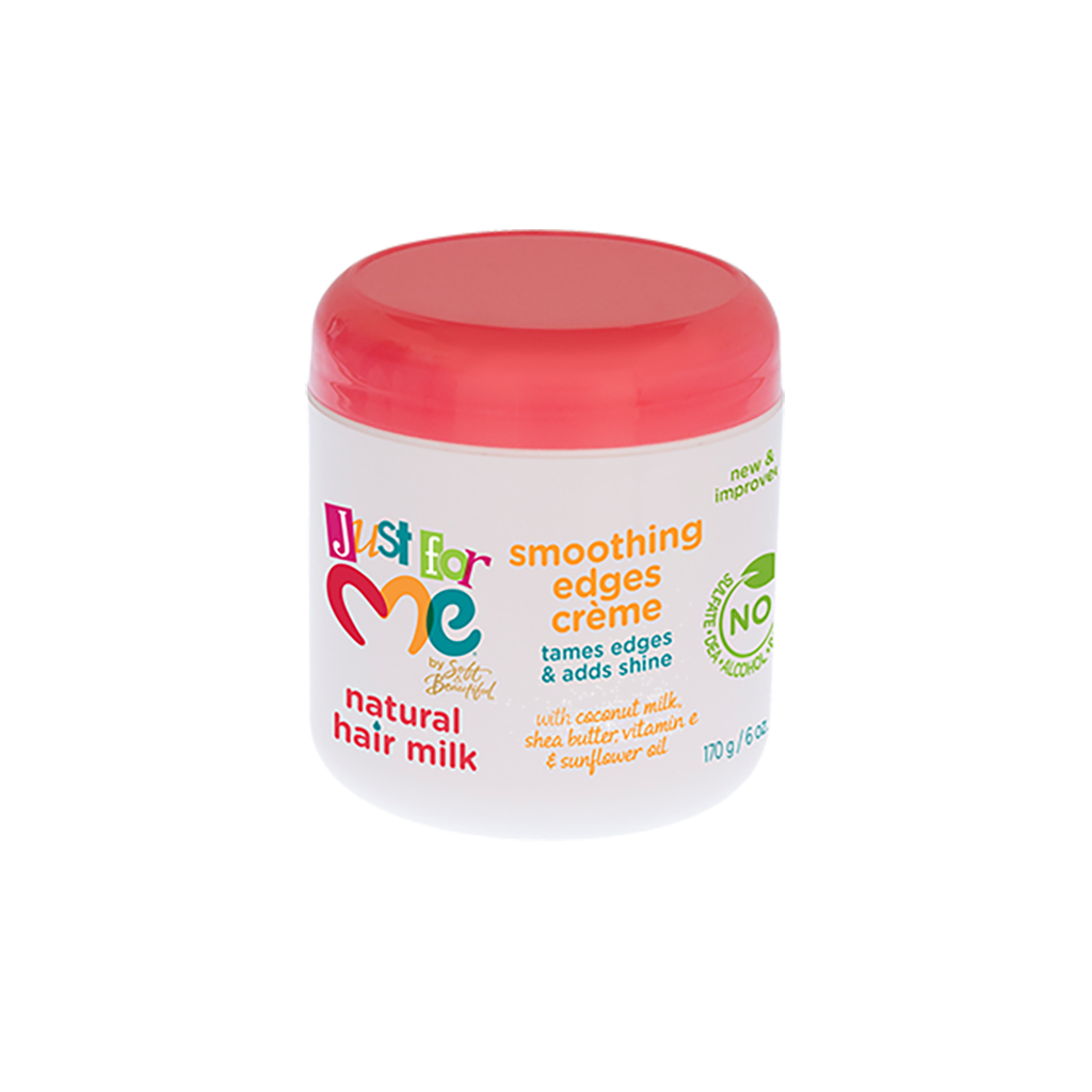 Just For Me Natural Hair Milk Smoothing Edges Creme 6.0 oz — official pack photo 40021342 (Natural-Hair-Milk-Smooth-Edges-Creme.png) from strengthofnature.com