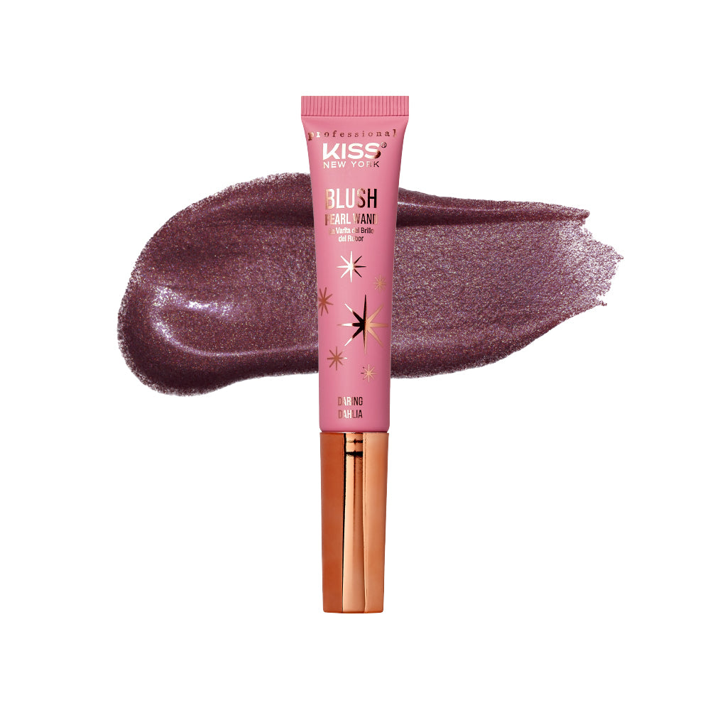 Kiss New York Pearl Blush Wand - Daring Dahlia official pack