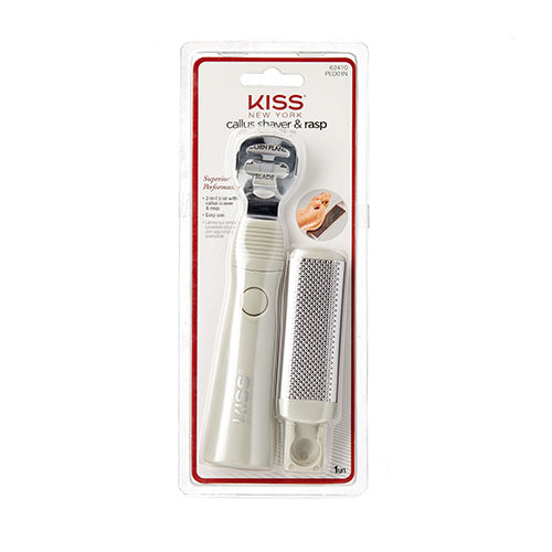 Kiss Implement Callus Shaver & Rasp — official pack PED01N from ivyusa.com