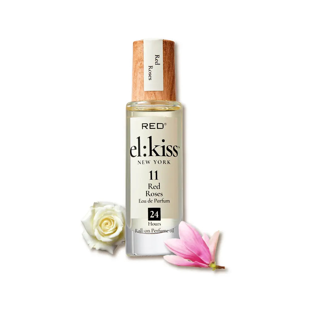 RED by KISS El Kiss Perfume Rollerball and Hair & Body Mist - Floral Fragrances official pack