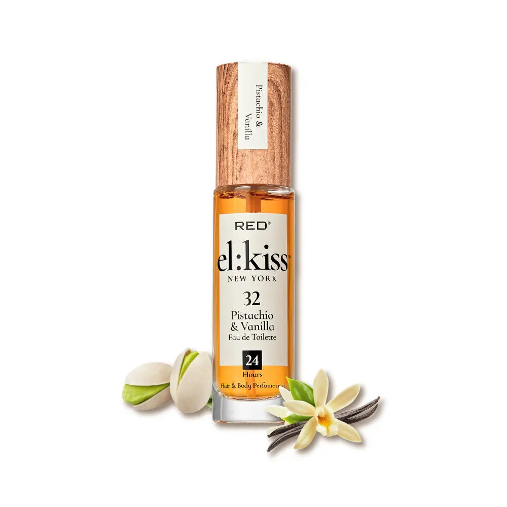 RED by KISS El Kiss Perfume Rollerball and Hair & Body Mist - Warm & Spicy Fragrances official pack