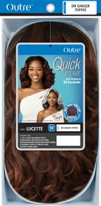 Outre Quick Weave - Lucette (S1B/30) — official pack photo (PKG_QW_QUICK-WEAVE_Lucette.png) from outre.com