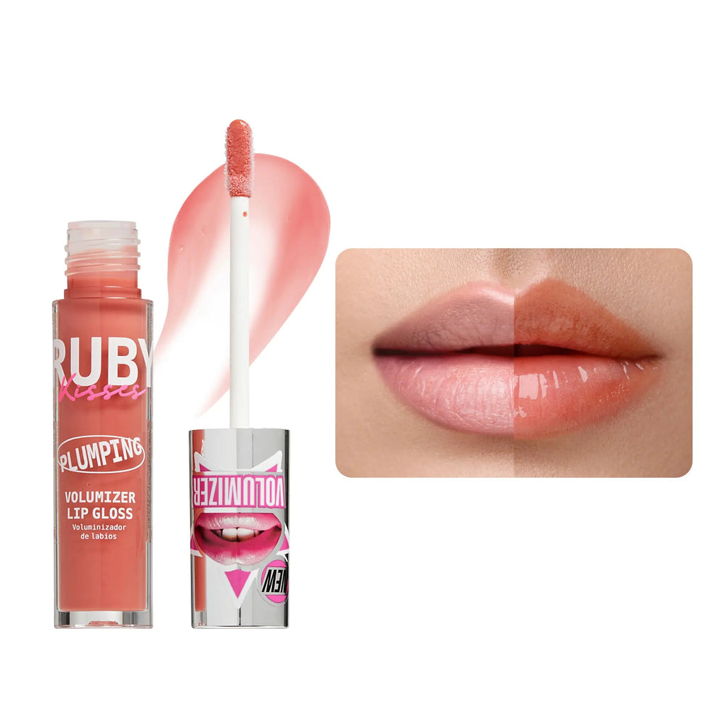 Ruby Kisses Plumping Lip Gloss - Rose Wood official pack