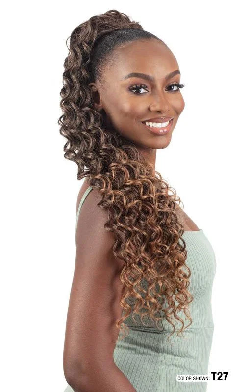 Freetress Equal Lite Drawstring Ponytail Ribbon Curl 28" T30 T30