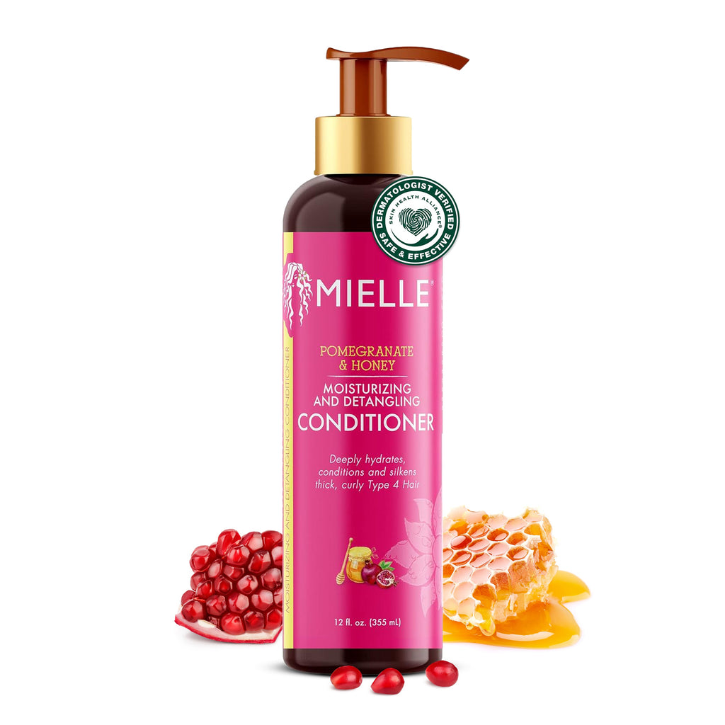 Mielle Organics Pomegranate & Honey Conditioner 12.0 oz — official pack photo 80897001 (Packshot_12oz.jpg) from mielleorganics.com