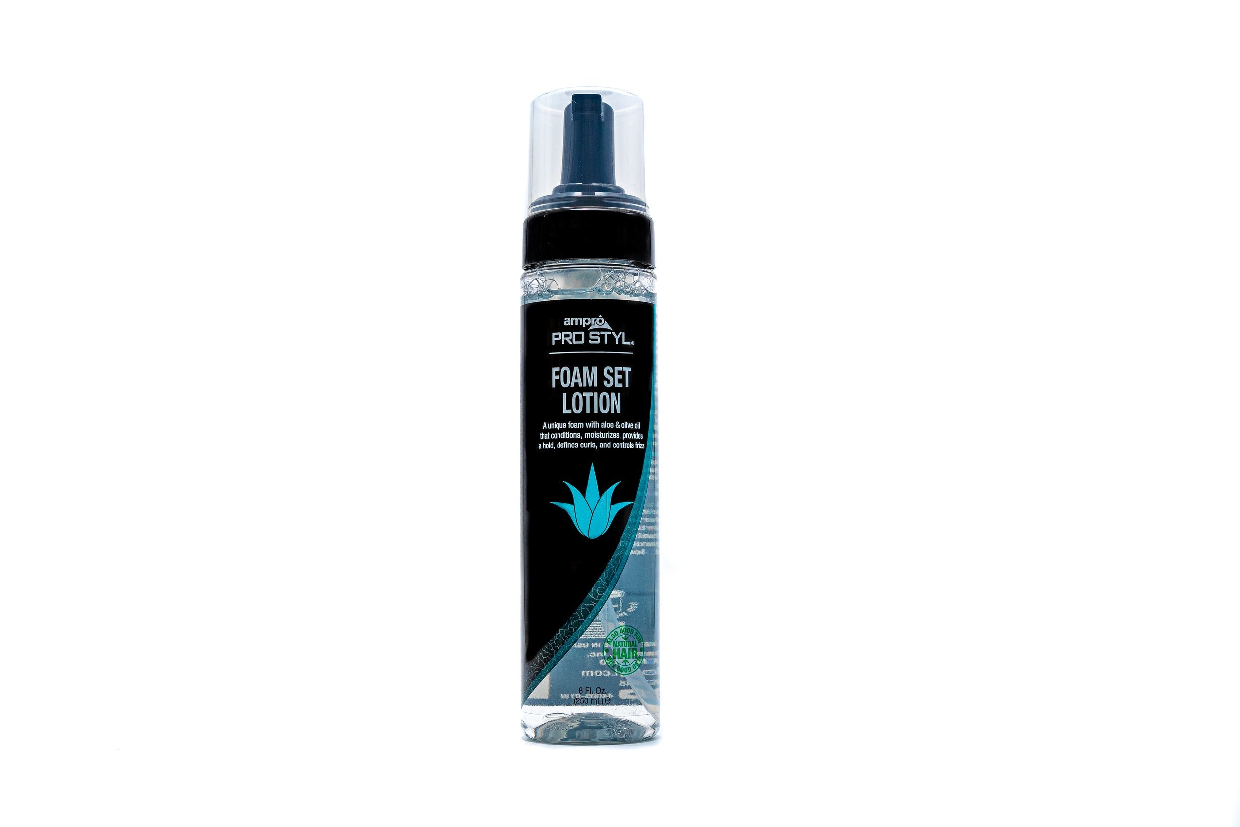 Ampro Styl Foam Set Lotion Mousse By For Women - 8 Oz — official pack photo 8 (Pro Styl Foam Set Lotion-00001.jpg) from amprogel.com