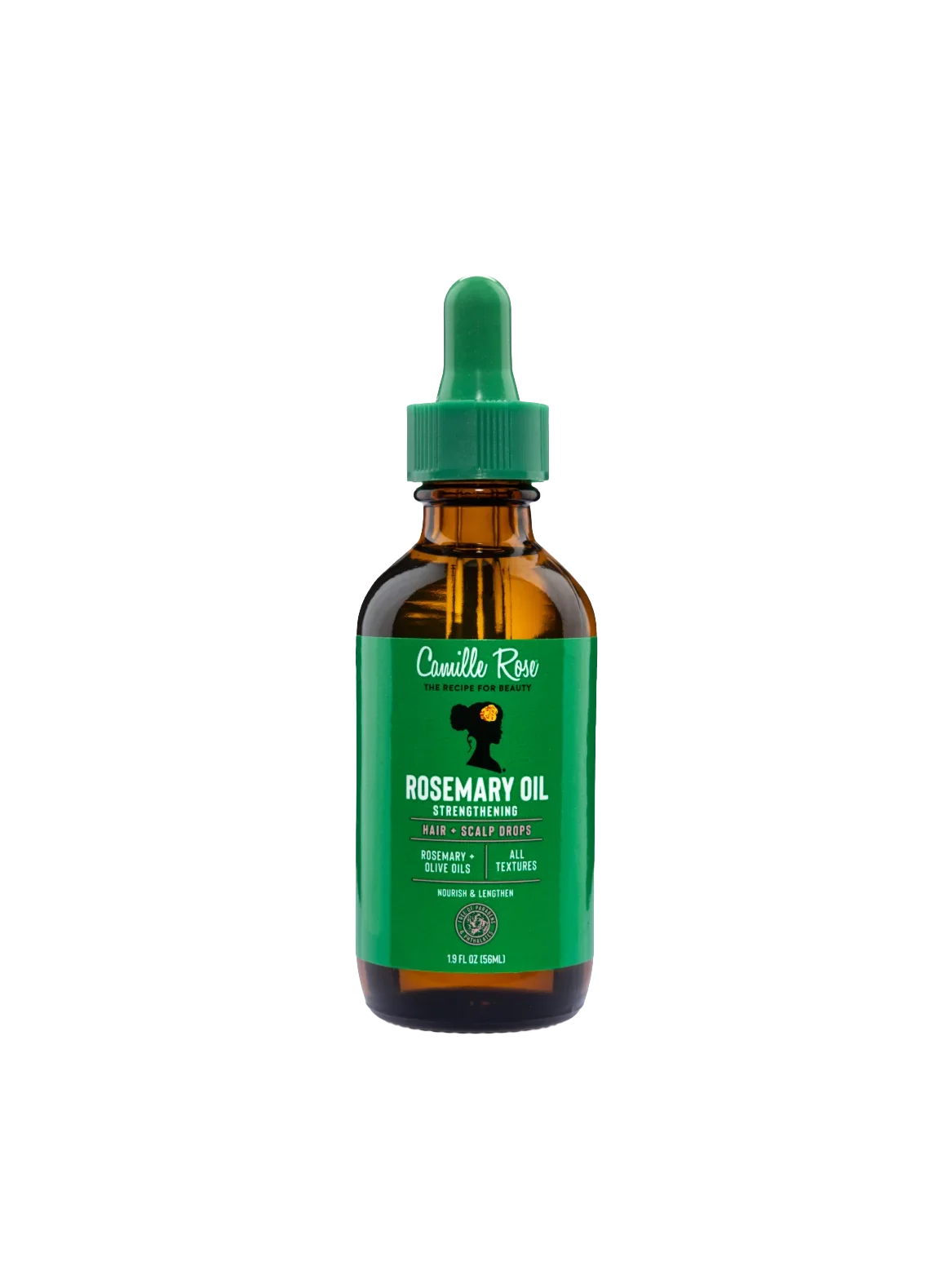 Camille Rose Rosemary Oil Strengthening Hair & Scalp Drops official pack