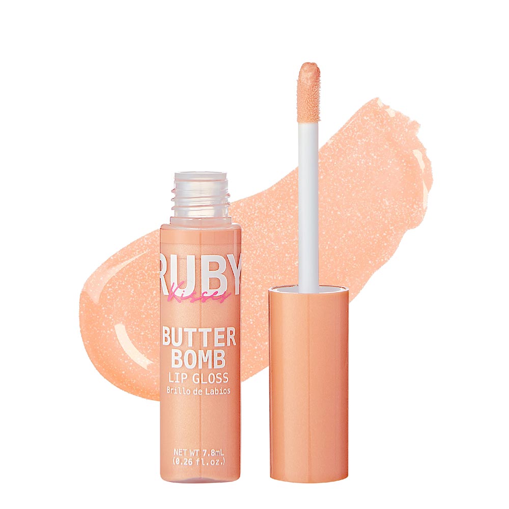 Ruby Kisses Butter Bomb Gloss RBL01 Champagne official pack — ivyusa.com