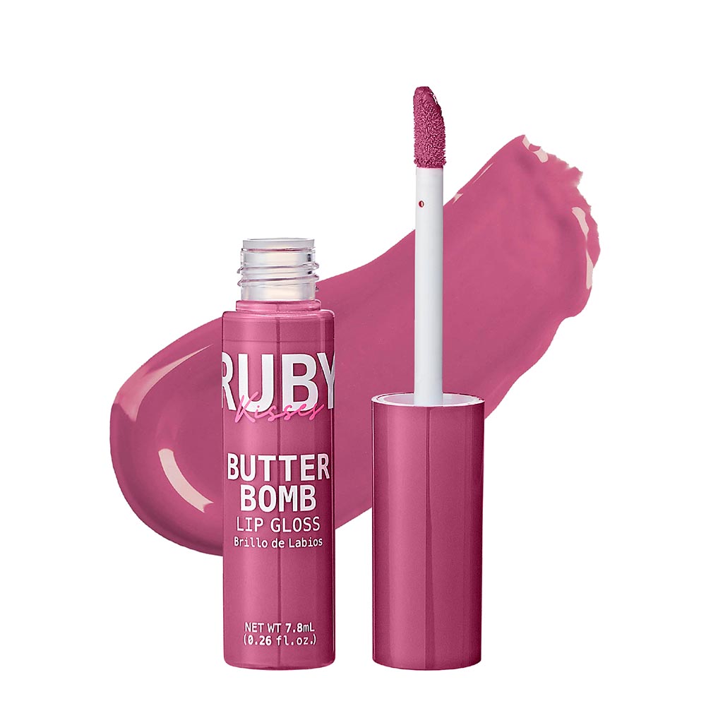 Ruby Kisses Butter Bomb Gloss RBL08 Blushing official pack — ivyusa.com