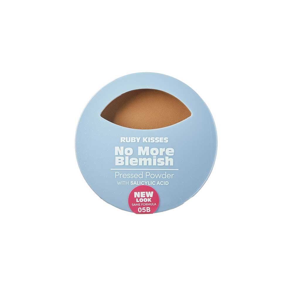 Ruby Kisses No More Blemish Pressed Powder - Cafe Caramel official pack
