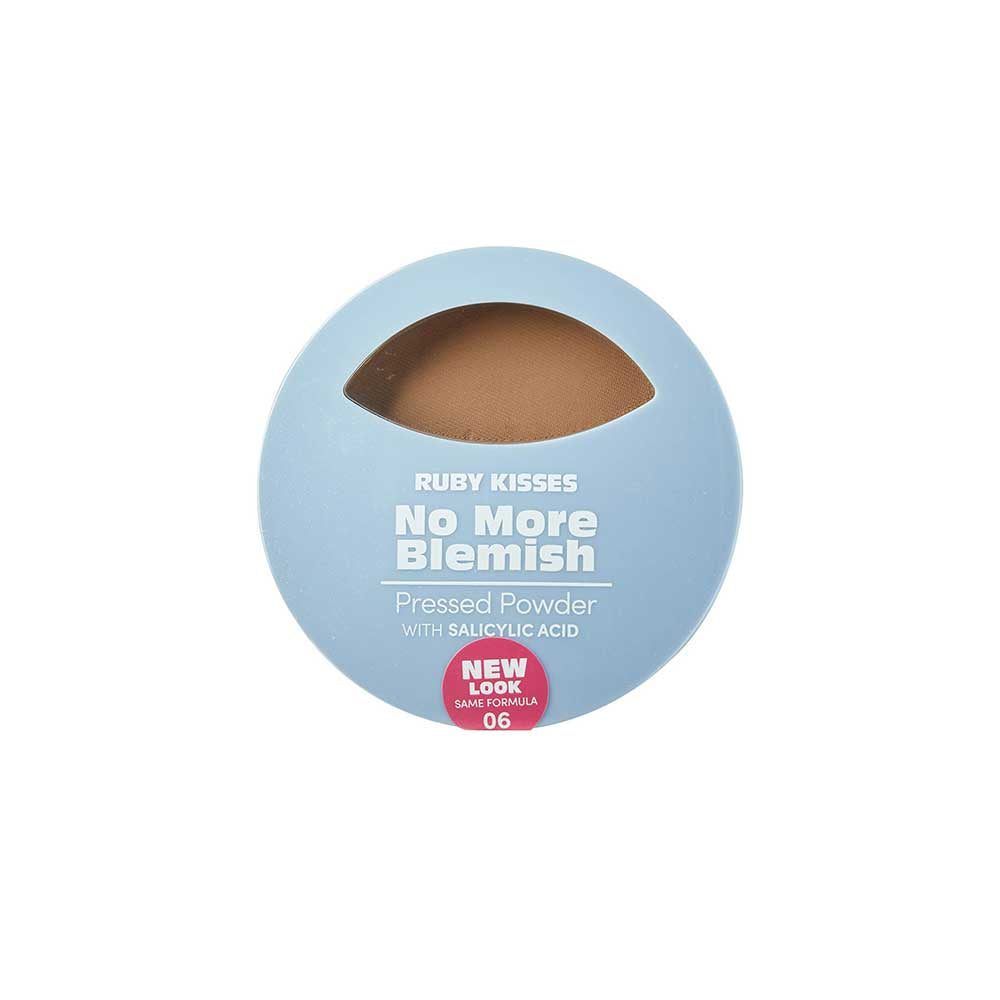 Ruby Kisses No More Blemish Pressed Powder - Cafe official pack