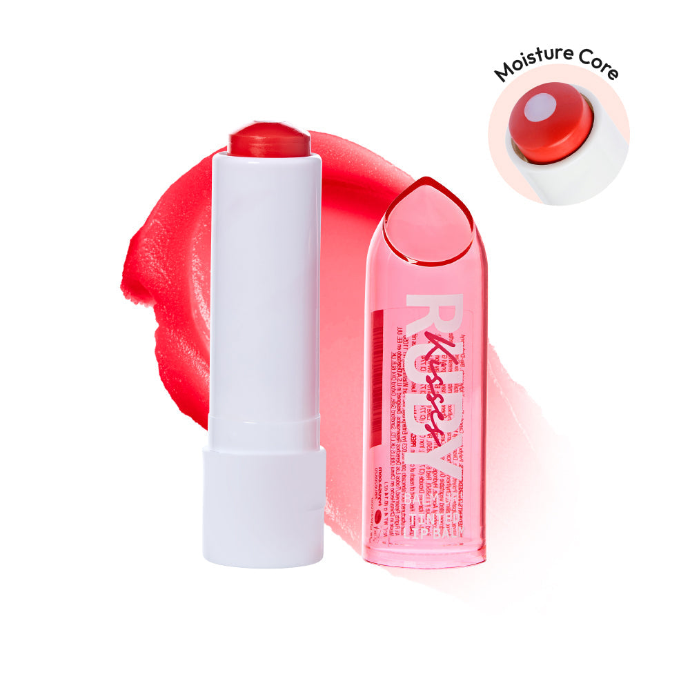 Ruby Kisses Moisture Core Tinted Lip Balm - Orange Red