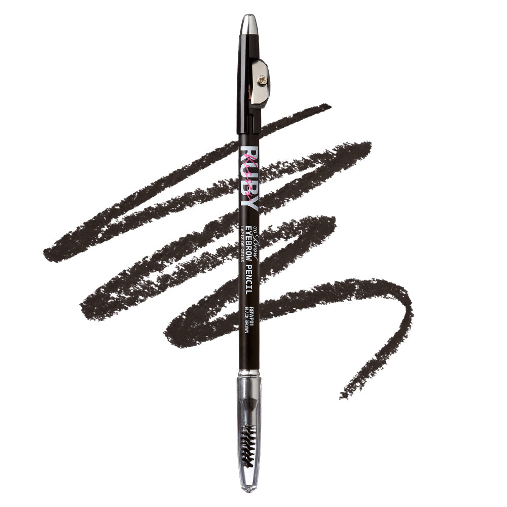 Ruby Kisses Go Brow Wooden Eyebrow Pencil official pack