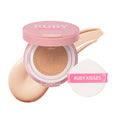 Ruby Kisses Cushion Foundation Compact - Full Coverage with Skincare Benefits, Suitable for Light to Dark Shades official pack