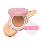 Ruby Kisses Cushion Foundation Compact - Full Coverage with Skincare Benefits, Suitable for Light to Dark Shades official pack