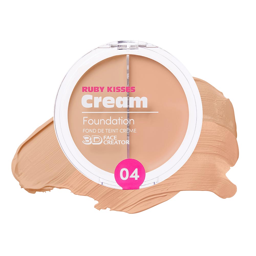 Ruby Kisses Cream Foundation Duo 3D Face Creator official pack