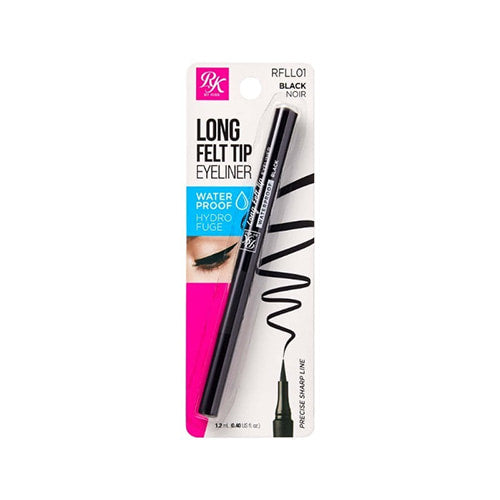 Ruby Kisses Long Felt Tip Eyeliner Waterproof - RK Long Felt Tip Eyeliner - Black official pack