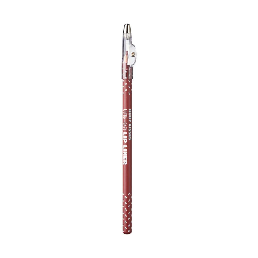 Ruby Kisses Ultra-Easy Wooden Pencil Lip Liner - Nude Rose official pack