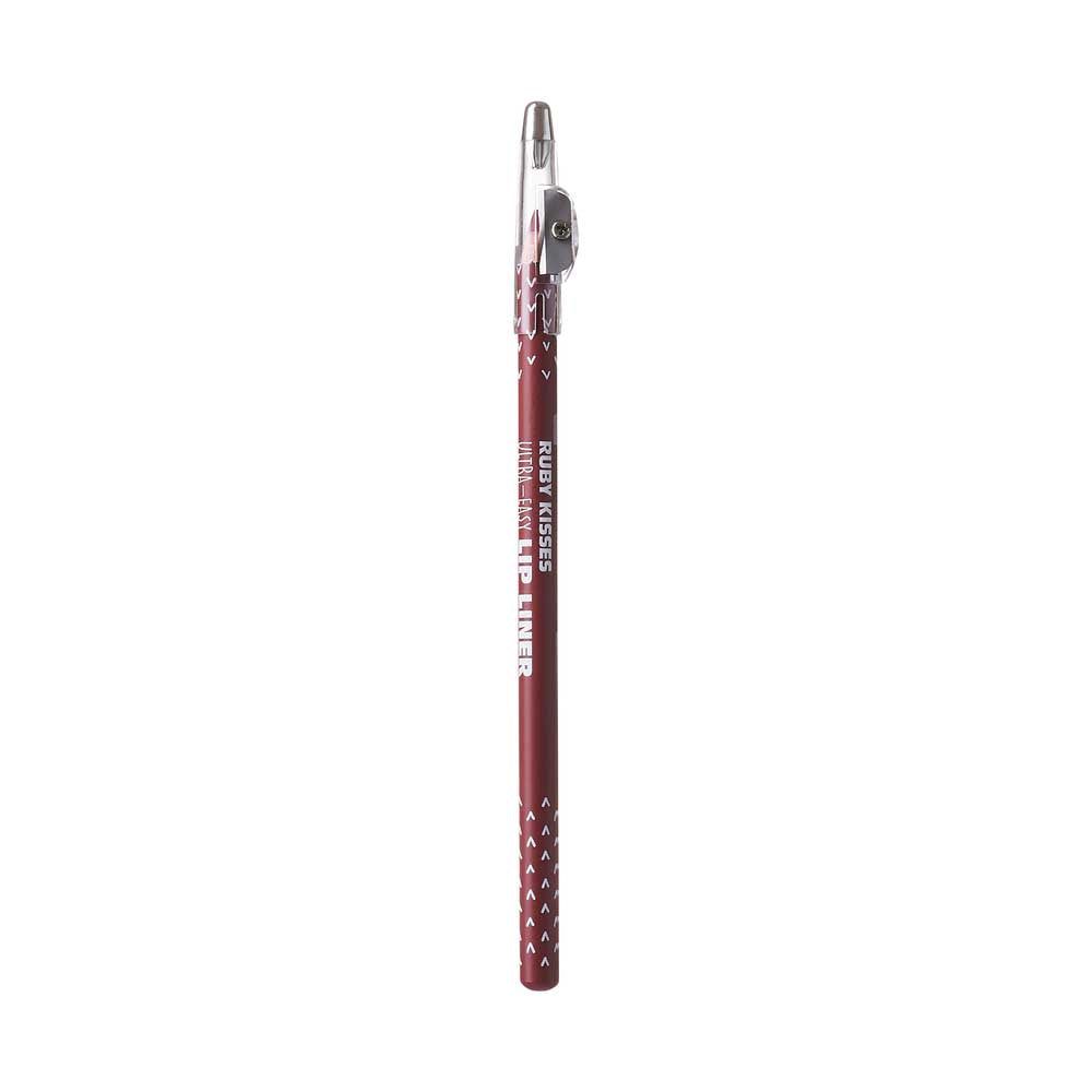 Ruby Kisses Ultra-Easy Wooden Pencil Lip Liner - Marsala official pack