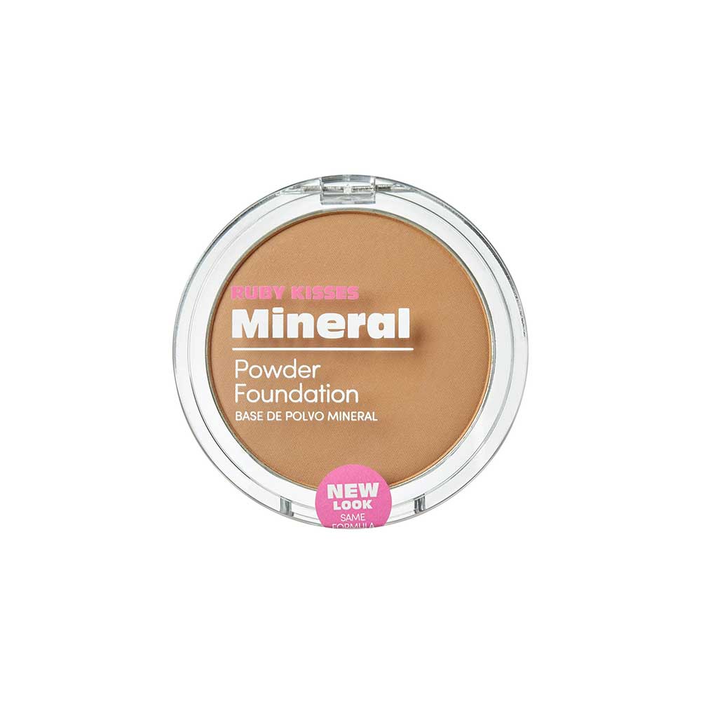 Ruby Kisses 100% Mineral Powder Foundation - Rich Beige official pack