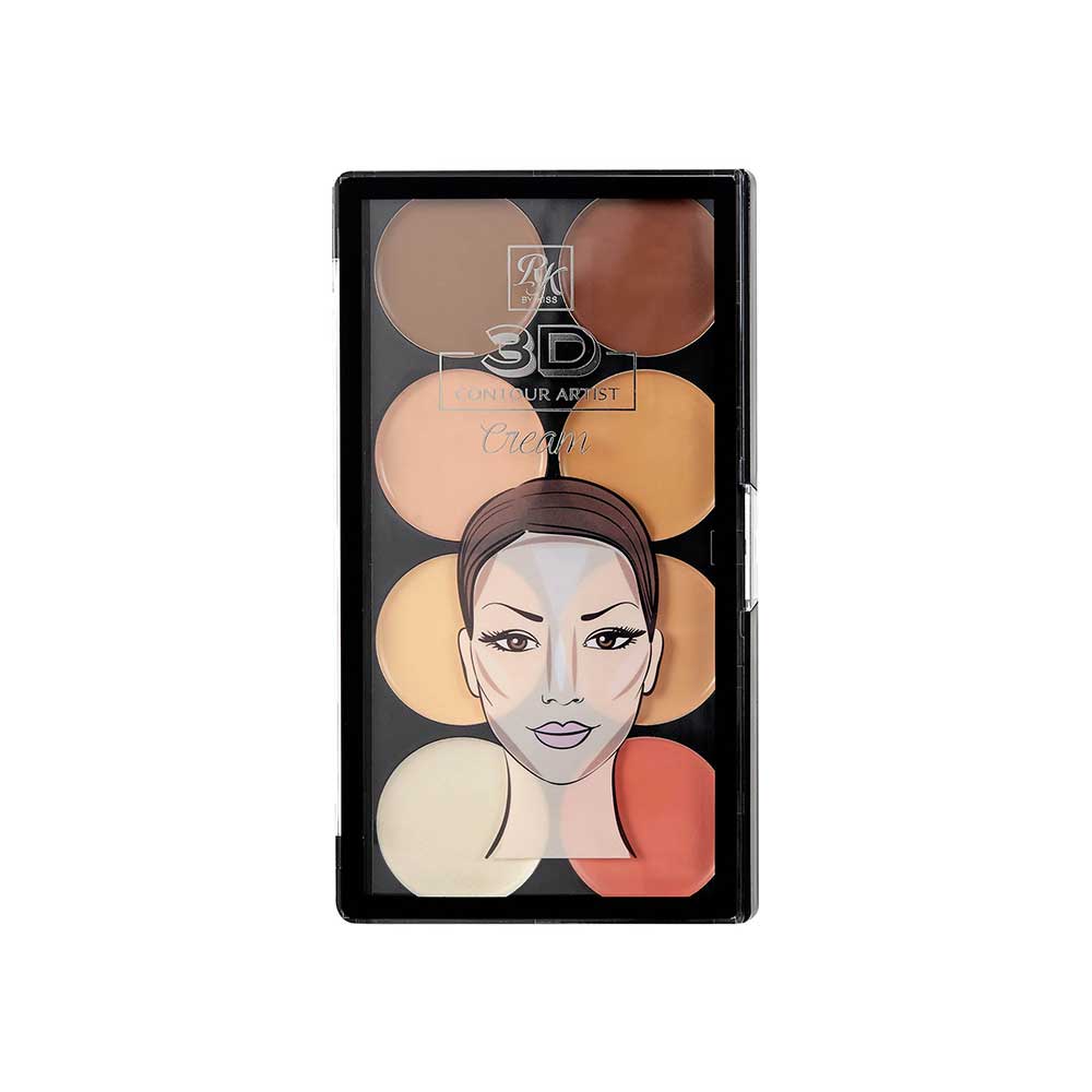 Ruby Kisses 3D Contour Cream Multi-Palette With Highlighter & Blush official pack