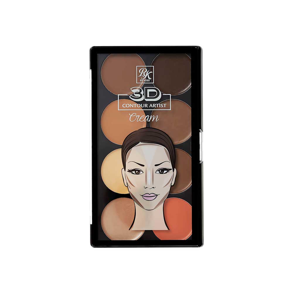 Ruby Kisses 3D Contour Cream Multi-Palette With Highlighter & Blush official pack
