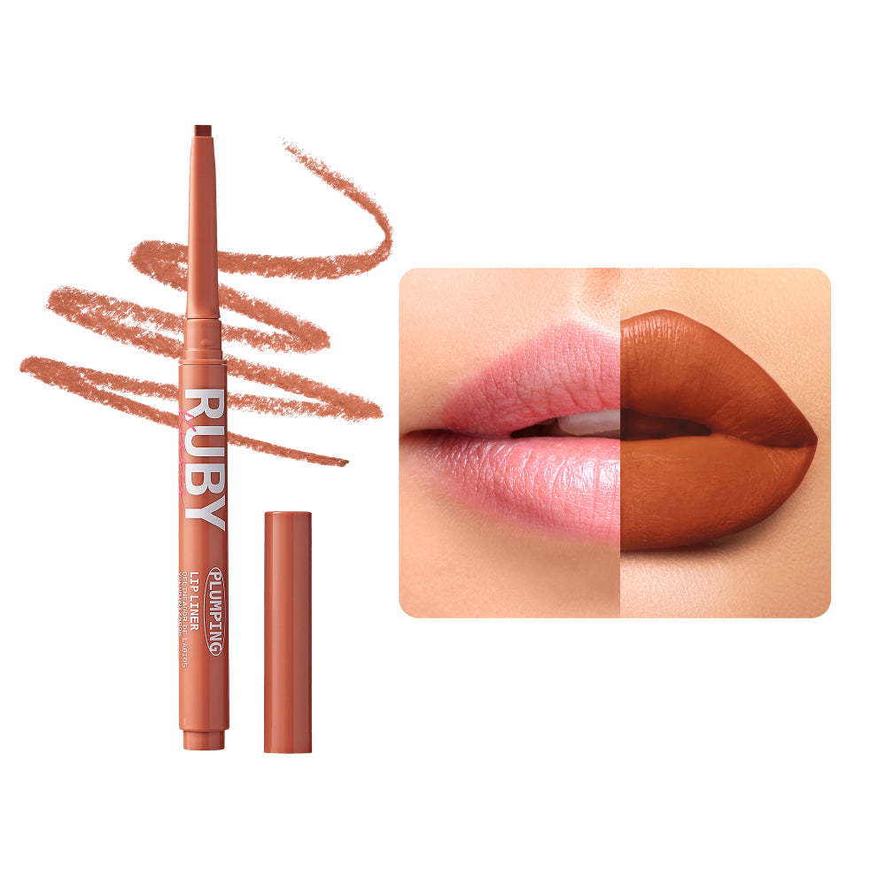 Ruby Kisses Plumping Lip Liner - Soft Brown official pack
