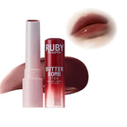 Ruby Kisses Butter Bomb Lip Balm – High Shine Tinted Gloss & Hydrating Lipstick With Shea Butter - Hot Chocolate official pack