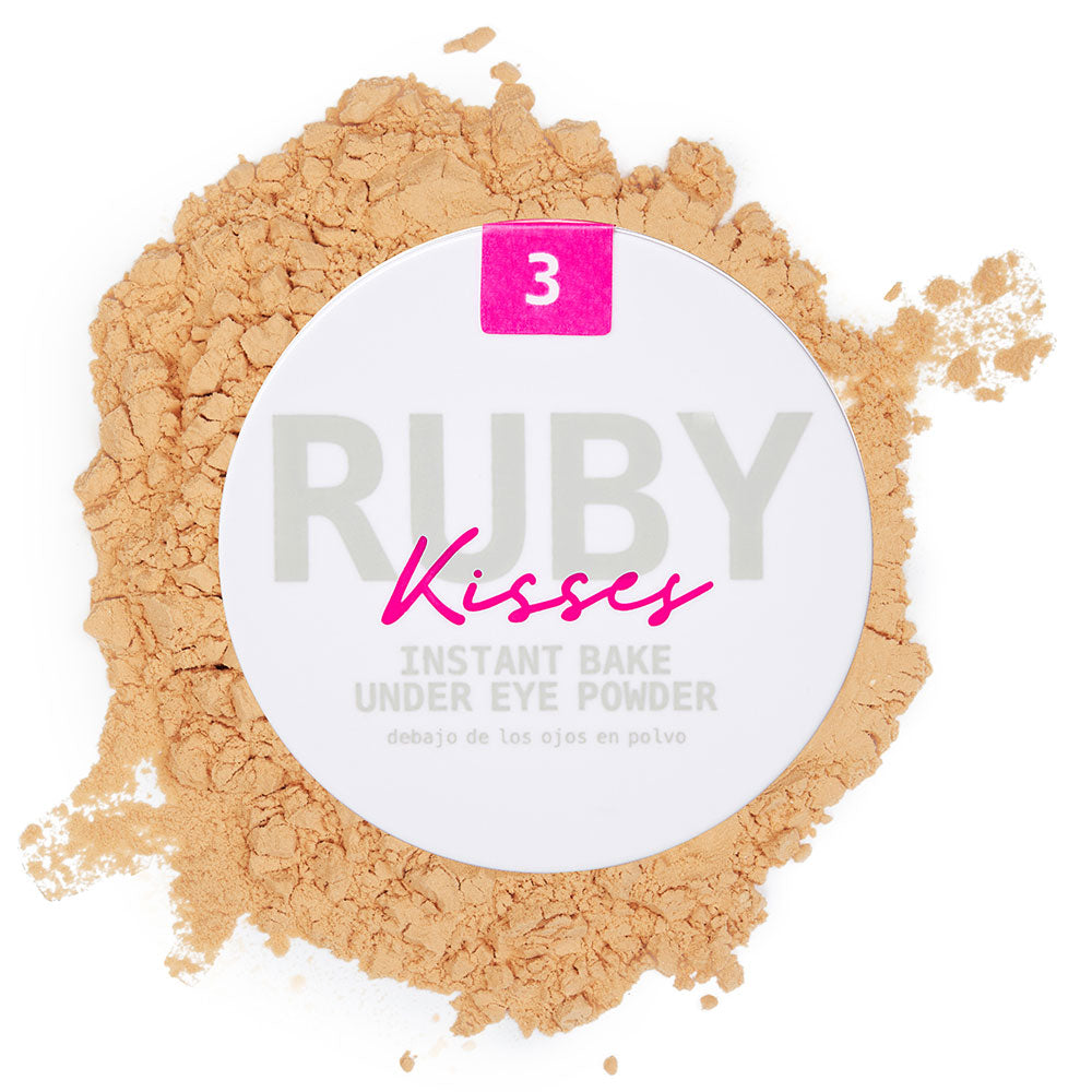 Ruby Kisses Instant Bake Under Eye Powder - Earth official pack