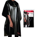 SA01 Shampoo Soft Vinyl Cape [BLACK] — official pack SA01 from ivyusa.com
