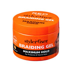 RED by KISS Styler Fixer Braiding Gel - Maximum Hold - 6 US Fl.oz. official pack