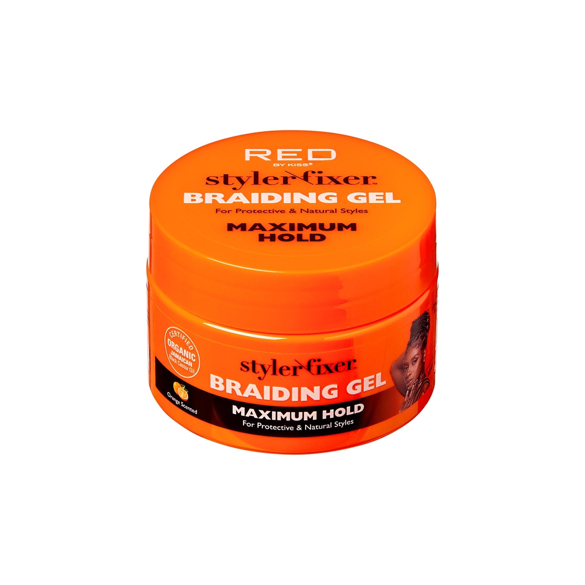 RED by KISS Styler Fixer Braiding Gel - Maximum Hold - 1 US Fl.oz. official pack