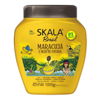 SKALA #MaisCachos 2-in-1 Curl Treatment Cream – Deep Hydration & Curl Definition (35.3oz) - Maracujá – Shine & Softness official pack