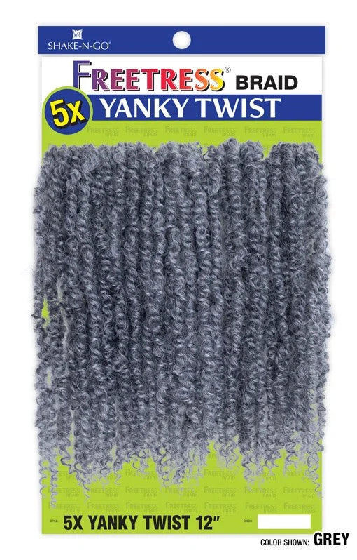 Freetress 5X Yanky Twist 12" GREY GREY