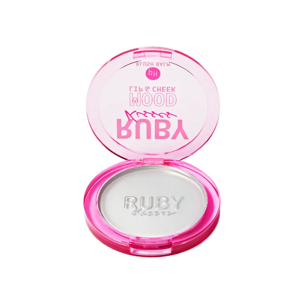 SLB01D_main "Ruby Kisses pH Reactive Color Changing Lip & Cheek Balm, main product view."