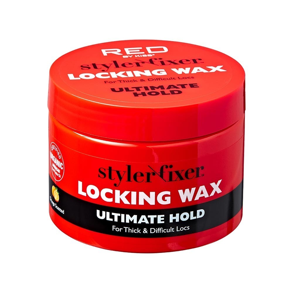 RED by KISS Styler Fixer Locking Wax - Ultimate Hold (6 US fl.oz.) - Styler Fixer Locking Wax Ultimate 6oz official pack