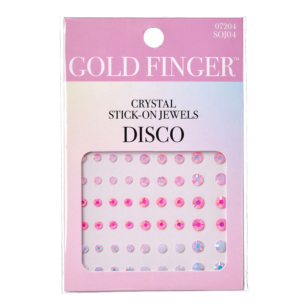 Gold Finger Crystal Stick-On Jewels - Disco official pack