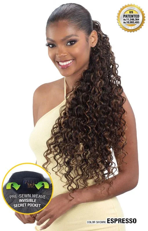Organique Secret Pocket PonyPro Spanish Curl 26" SANDY SANDY