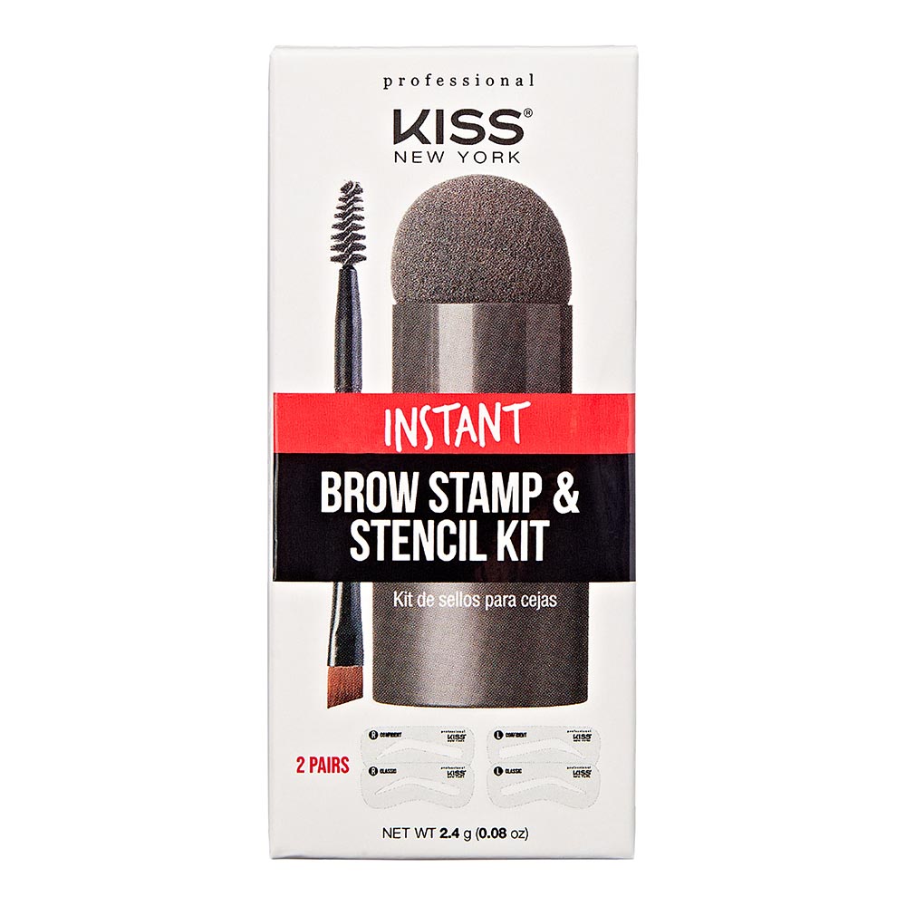 Kiss New York Instant Brow Stamp & Stencil Kit official pack