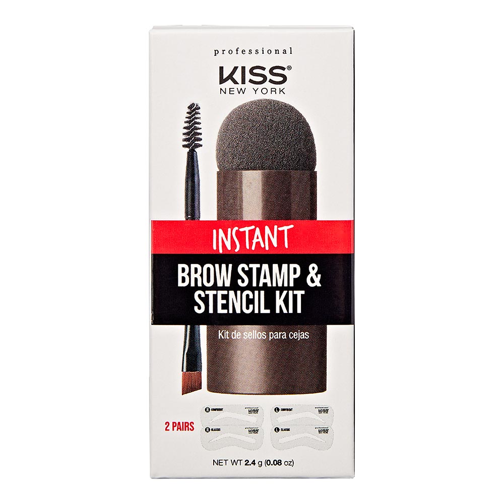 Kiss New York Instant Brow Stamp & Stencil Kit official pack