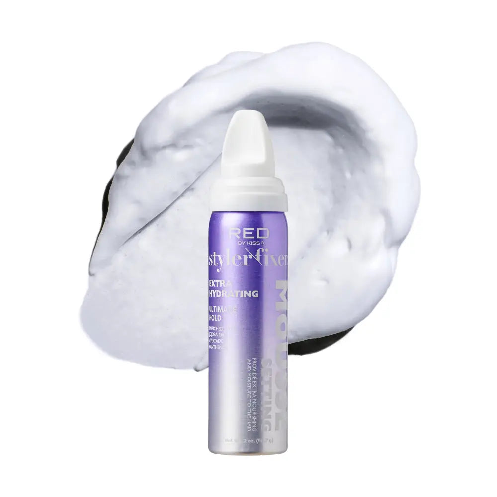 RED by KISS Frizz Control Setting Mousse For Braid And Curls - 2oz official pack