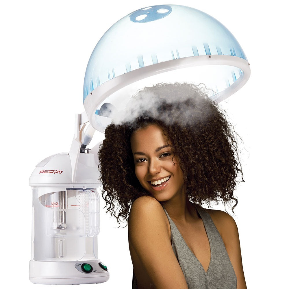 RED by KISS Hair Therapy 2-in-1 Hair & Facial Steamer - REP HAIR STEAMER official pack