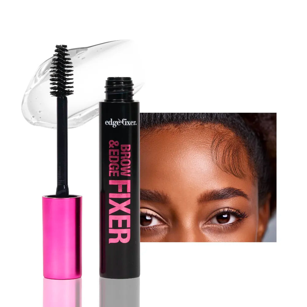RED by KISS 2-in-1 Brow & Edge Fixer Long-Lasting Styling Gel - Biotin & Keratin Infused & Strong Flake-Free Hold official pack