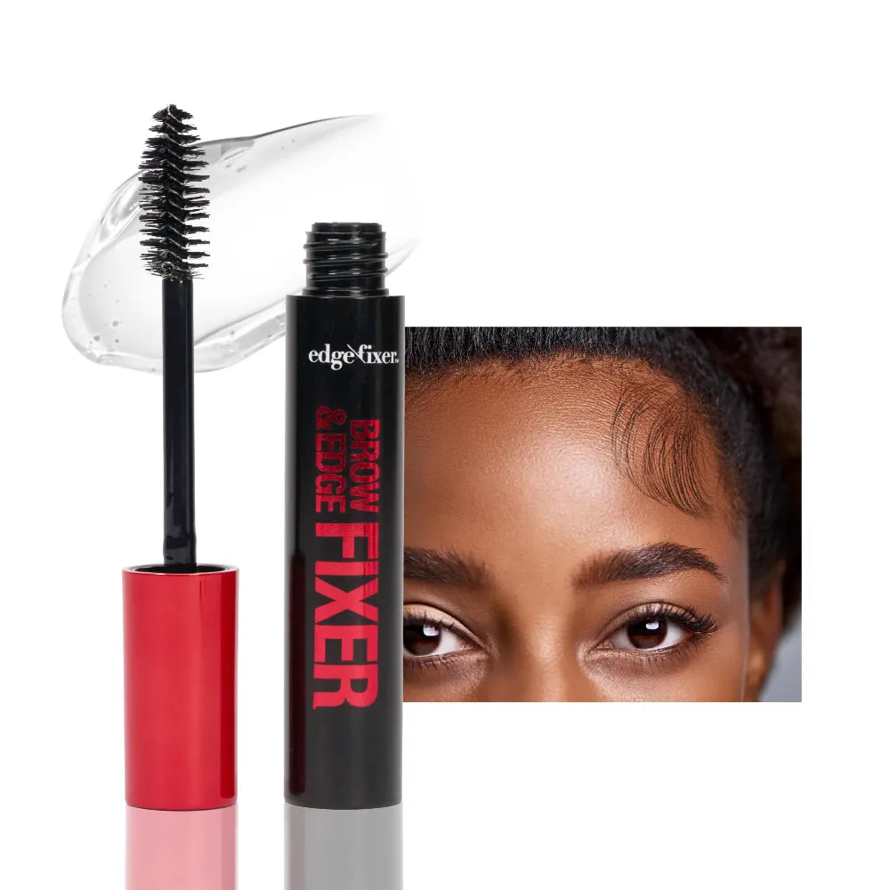 RED by KISS 2-in-1 Brow & Edge Fixer Long-Lasting Styling Gel - Biotin & Keratin Infused & Strong Flake-Free Hold official pack